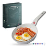 Tiborang - TIBORANG 8 inches White Nonstick Pan