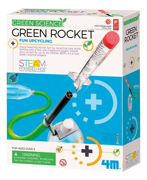 Toysmith - 4M Green Science Rocket Kit - STEM