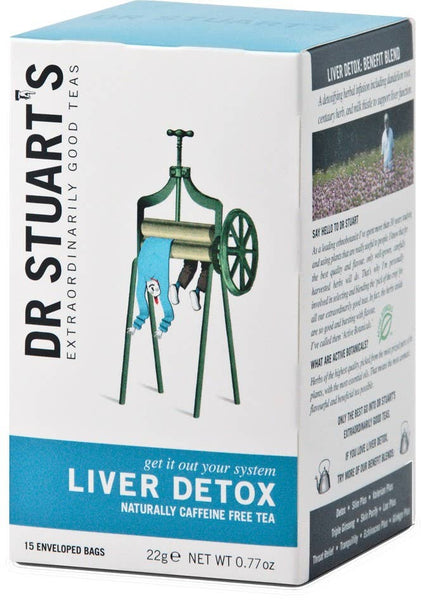 Dr Stuart's Teas - Caffeine Free Liver Detox Tea 15ct