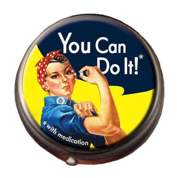 Unemployed Philosophers Guild - Rosie the Riveter Pill Box