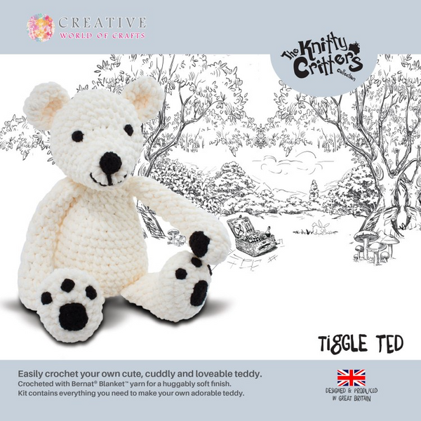 Creative World of Crafts - Tiggle Ted Crochet Kit
