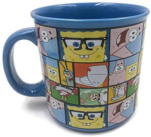 Silver Buffalo - SpongeBob Grid 20oz Ceramic Camper Mug