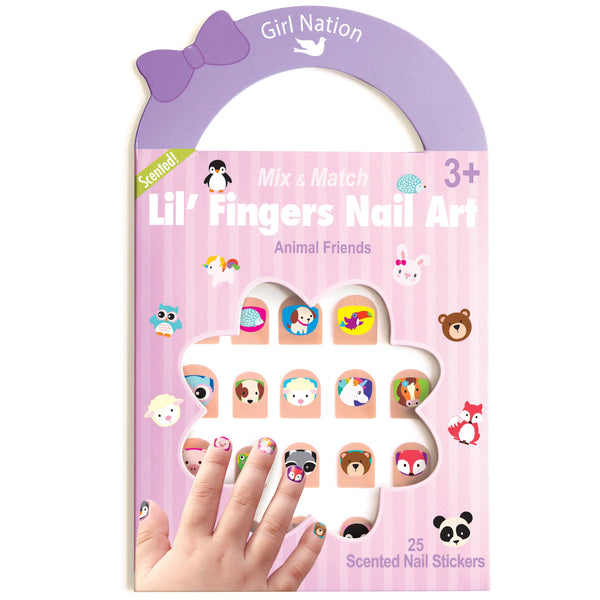 Girl Nation - Lil' Fingers Nail Art- Animal Friends