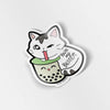 Flair Fighter - You're My Bestea Boba Cat Vinyl Sticker (Matcha Green Tea Special Edition)