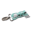 LippyClip Lip Balm Holder - Silver Lips on Aqua LippyClip® Lip Balm Holder for Chapstick