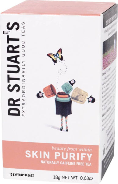 Dr Stuart's Teas - Caffeine Free Skin Purify Tea 15ct