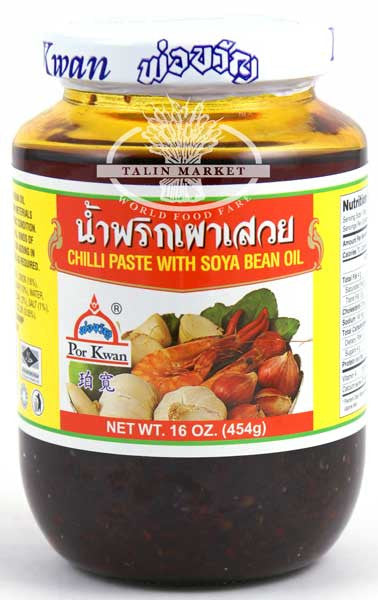 Por Kwan Chili Paste with Soya Bean Oil